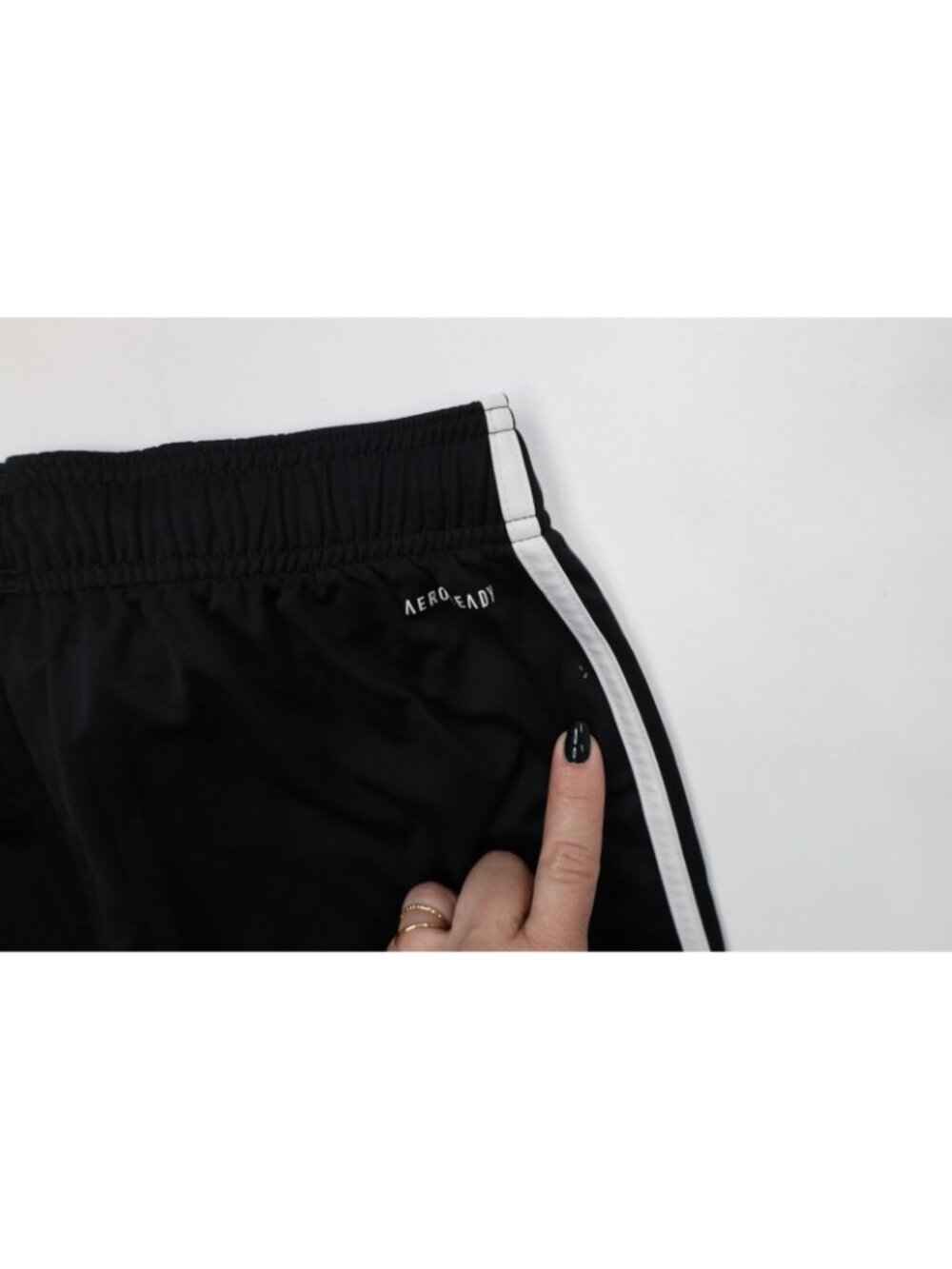 Vintage Y2K Adidas Mens Medium Striped Above Knee Running Jogging Soccer Shorts - Picture 12 of 12